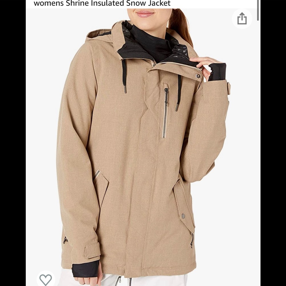 Volcom insulated snow jacket-women’s